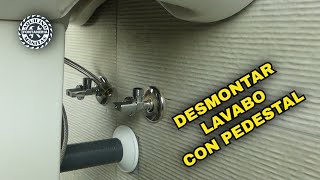 💥Como DESMONTAR un LAVABO con PEDESTAL [upl. by Paver343]