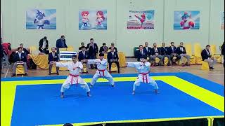 kanku sho team kata national championship 2024 Wkf pkf akf karate Shotokan subscribe YouTubechannel [upl. by Ayiotal]