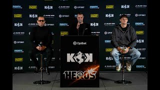 Išankstinė MMA BUSHIDO KOK HEROS spaudos konferencija [upl. by Neeruan]