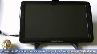 Arnova 10b G3 custom firmware with Google Play Android Market root and Google Apps [upl. by Vernon]