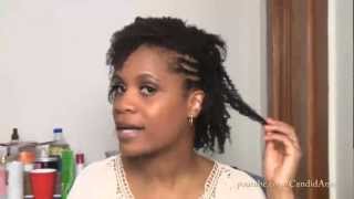 Short Hair Twist out No parting separation  How to [upl. by Nedry]