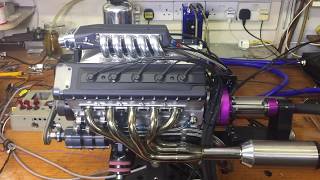 Model V10 engine electronic fuel injection [upl. by Artied]