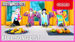 Just Dance 2022  Full Song List Trailer  Nintendo Switch [upl. by Ahsiral656]