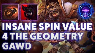 Hogger Hoardapult  INSANE SPIN VALUE FOR THE GEOMETRY GAWD  Grandmaster Storm League [upl. by Anabelle673]