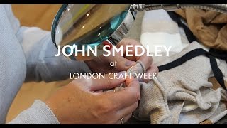 John Smedley at London Craft Week  Invisible Mending [upl. by Arbmik922]