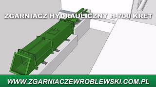 ZGARNIACZE WRĂ“BLEWSKI  ZGARNIACZ ĹAĹCUCHOWY DO OBORNIKA TYPU WK4 I ZGARNIACZ HYDRAULICZNY [upl. by Awra520]