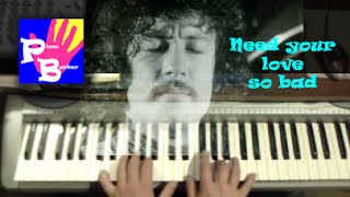 piano busker  Need Your Love So Bad Peter Green [upl. by Kciredorb632]