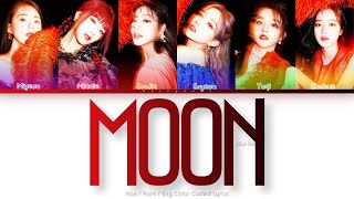 GIDLE 여자아이들 MOON Color Coded Lyrics HanRomEng [upl. by Kienan]