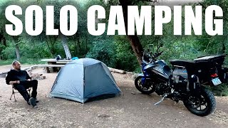 Solo Motorcycle Camping in Arizona Mountains [upl. by Appleby]