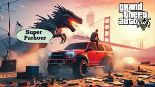 Toros SUV Super Parkour Race in Gta V Online [upl. by Ryley871]