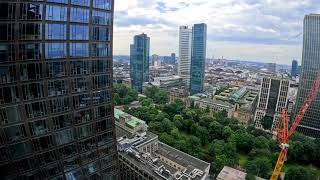 Schönes Wochenende 😘 frankfurt skyscraper skyline germany deutschland germania allemagne 🖤❤️💛 [upl. by Annovoj941]