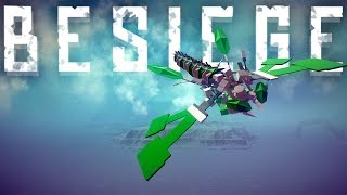 Besiege Best Creations  Perfect Dragonfly Ornithopter Fastest Besiege Train Jumping Buggy amp More [upl. by Nisen]