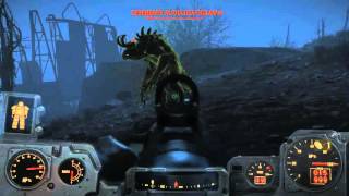 Fallout 4 Vertibird vs Deathclaws [upl. by Ellennoj]