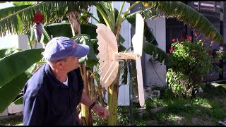 How to Make Big Whirligig Bird Chaser part 2  putting it all together [upl. by Renell867]