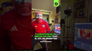 La REACCIÓN de HINCHA CHILENO tras el GOL AGÓNICO de LAUTARO MARTÍNEZ en ARGENTINA 10 CHILE  Depor [upl. by Arytal]