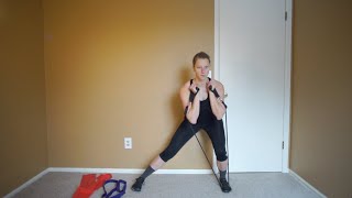 Lateral Lunge with Resistance Bands by NeeBooFit [upl. by Otnicaj240]