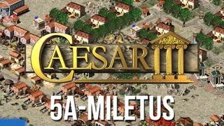 Caesar 3  Mission 5a Miletus Peaceful Playthrough HD [upl. by Yroj]