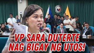 7 OVP OFFICIAL AYAW TALAGA UMATTEND NG CONGRESS HEARING  VP SARA DUTERTE YAN ANG UTOS [upl. by Rednael]