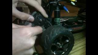 How to install a motor in a traxxas 2wd transmission [upl. by Adelind]