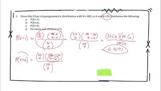 HYPERGEOMETRIC DISTRIBUTION PROBABILITY [upl. by Baerman505]