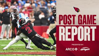 Postgame Report Following Cardinals Loss to Lions [upl. by Natsirc546]