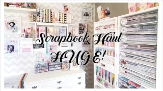 Scrapbook Haul  HUGE  Scrapbookcom amp Pinkfresh Studio Create amp Connect [upl. by Kelsey]