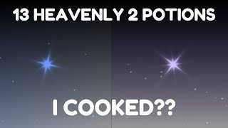 Popping 13 Heavenly 2 Potions And Cooking Sols RNG [upl. by Les]