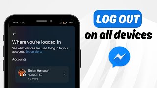 How To Logout Of Facebook Messenger On All Devices 2024 Guide [upl. by Lillian]