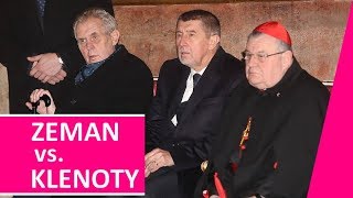 MILOŠ ZEMAN vs Korunovační klenoty 2018 Bez virózy ale zámek otevřít nedokázal [upl. by Aikahc]