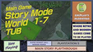 Super Monkey Ball Banana Mania  PS5  Story Mode  7  World 1  Stage 7 [upl. by Dnalor38]