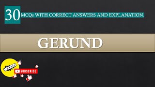 Gerund Quiz [upl. by Kristi]