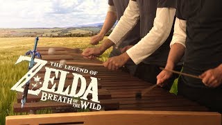 Zelda Breath of the Wild  Main Theme on Marimba [upl. by Thorvald]