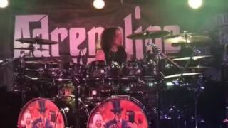 Jordan Cannata of Adrenaline Mob drum solo Live 7917 Scottsdale Az [upl. by Nowd896]