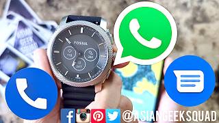 Fossil Gen 6 Hybrid Smartwatch  Usability Review  Phone Calls SMS WhatsApp Notifications [upl. by Iddo]