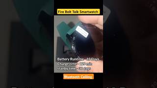 Fire Bolt Talk Smartwatch bluetooth calling smartwatch fireboltt firebolttsmartwatch ytshorts [upl. by Marji]