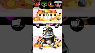 Horror Sprunki Vs Crazy Frog  But On Cat 😺 Piano shorts [upl. by Pease254]