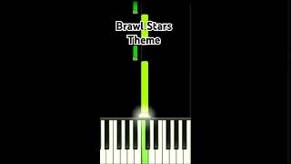 Brawl stars Theme  Piano For Beginners [upl. by Naillimixam133]