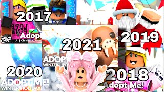 ChristmasWinter Event 2017 2022 comparison  Roblox Adopt Me  Day 3 [upl. by Idrahs770]