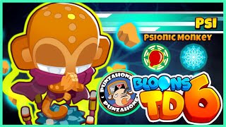 ฮีโร่ตัวใหม่ สุดโกง Psi Psionic Monkey  Bloons TD 6  PunzaHoney [upl. by Lorrin]