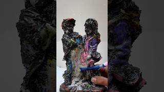 Cleaning DIRTIEST COUPLE Statue in UAE🇦🇪🧽 shorts [upl. by Matilda]