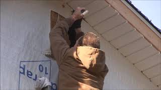 How to install a Vinyl Gable Vent [upl. by Larred]