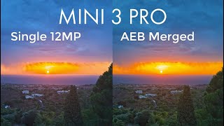 DJI Mini 3 Pro AEB Mode for Outstanding HDR Photo [upl. by William]