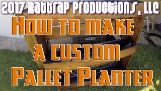 Custom Pallet Planter [upl. by Elmira253]