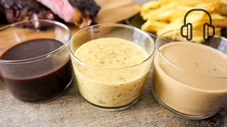 3 French Steak Sauce Recipes [upl. by Landau]