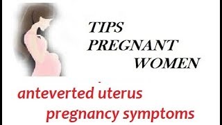 anteverted uterus pregnancy symptoms [upl. by Edniya208]