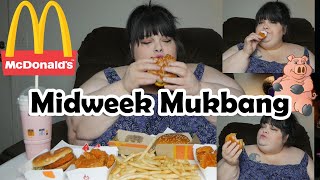 McDonalds Midweek Mukbang With Quarter Pounder and Spicy Chicken McNuggets [upl. by Isiahi]