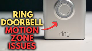 Ring Doorbell Motion Zones Not Working How to Fix [upl. by Maletta16]