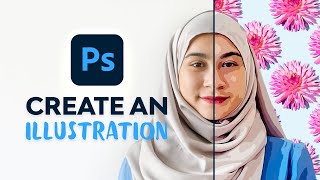 How to Create an Illustration Photoshop Action From Photo to Illustration [upl. by Atteras943]