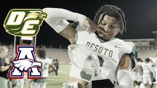 TEXAS FOOTBALL  DEFENDING STATE CHAMPS DESOTO VS ALLEN [upl. by Drawets]