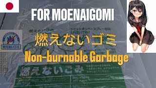 EXPLORING WHAT YOU PUT IN NONBURNABLE GARBAGE 燃えないゴミ MOENAIGOMI IN JAPAN japan livinginjapan [upl. by Dasya]